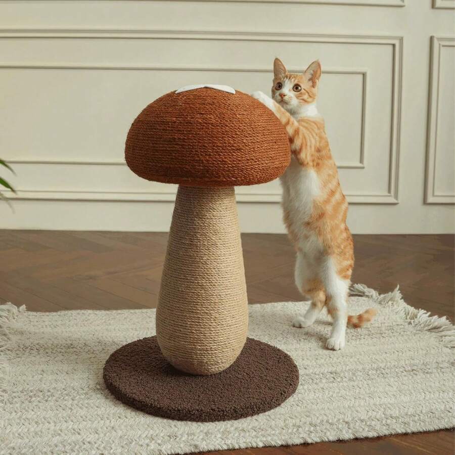 Cat Scratching Post - Colourtree Mushroom Cat Scratching Post |