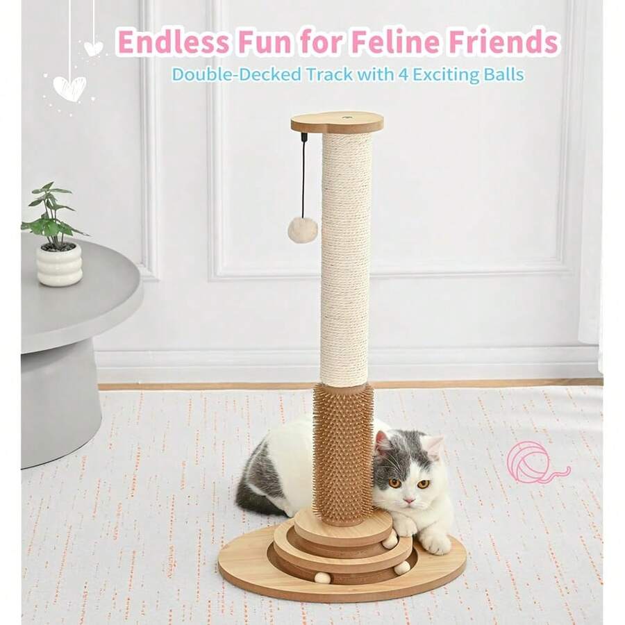 Cat Scratching Post - Made4Pets Cat Scratching Post Premium Sisal