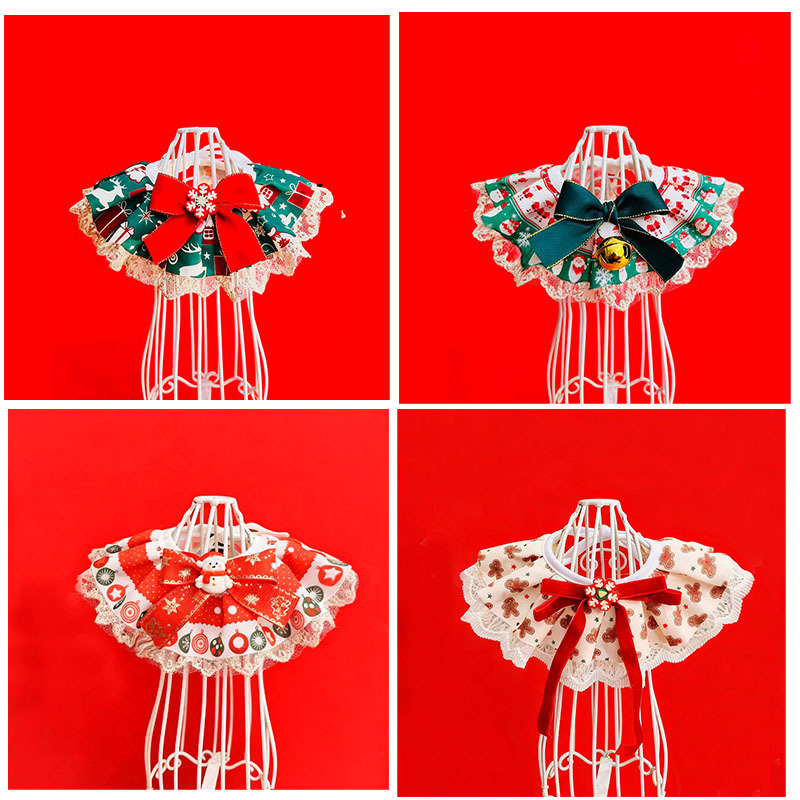 Dog Bandana Scarf - New Christmas pet bandana scarf, dog