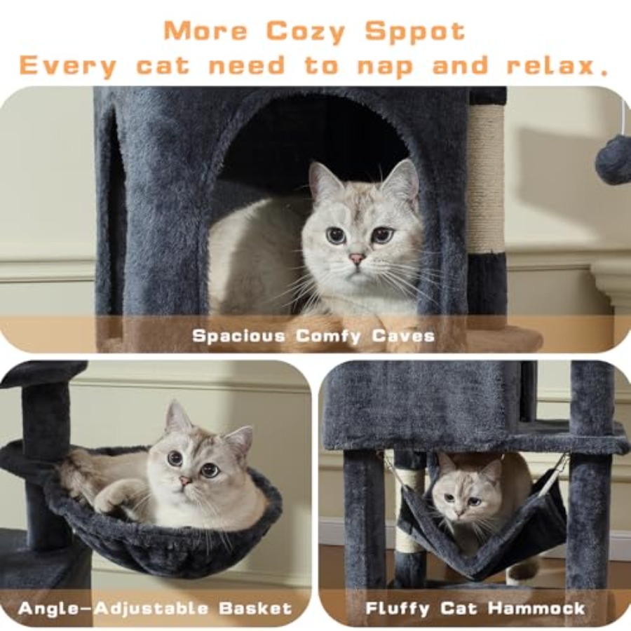 Cat Tree 70-Inch Cat Tree Towe - Cat Scratching Post avis et prix