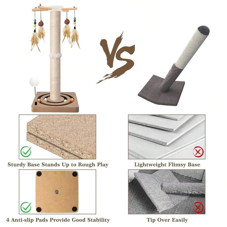 Tall Cat Scratching Post, 33 I - Cat Scratching Post avis et prix
