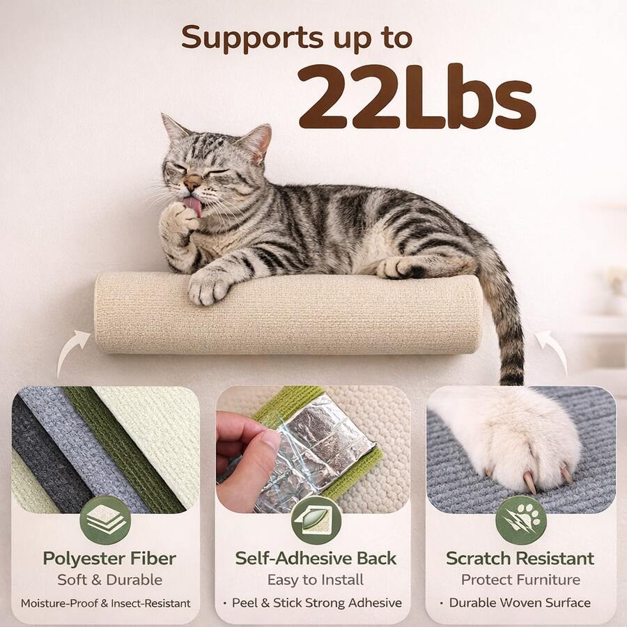 Wall-Mounted Cat Scratching Bo - Cat Scratching Post avis et prix