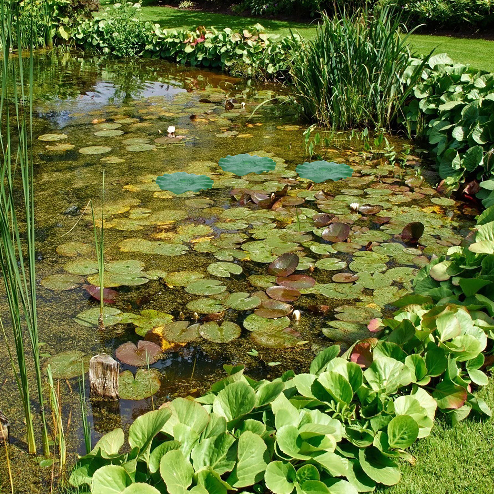 15Pcs Artificial Lotus Leaves  - Aquarium Fish Tank avis et prix