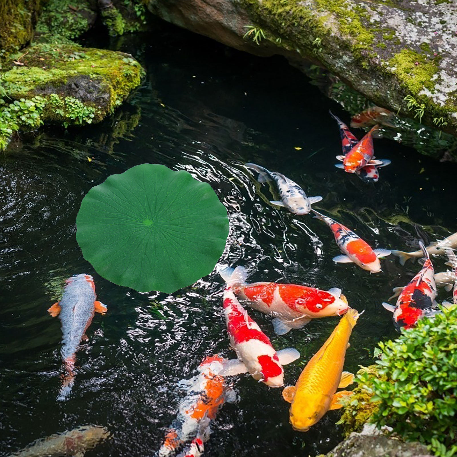 15Pcs Artificial Lotus Leaves  - Aquarium Fish Tank avis et prix
