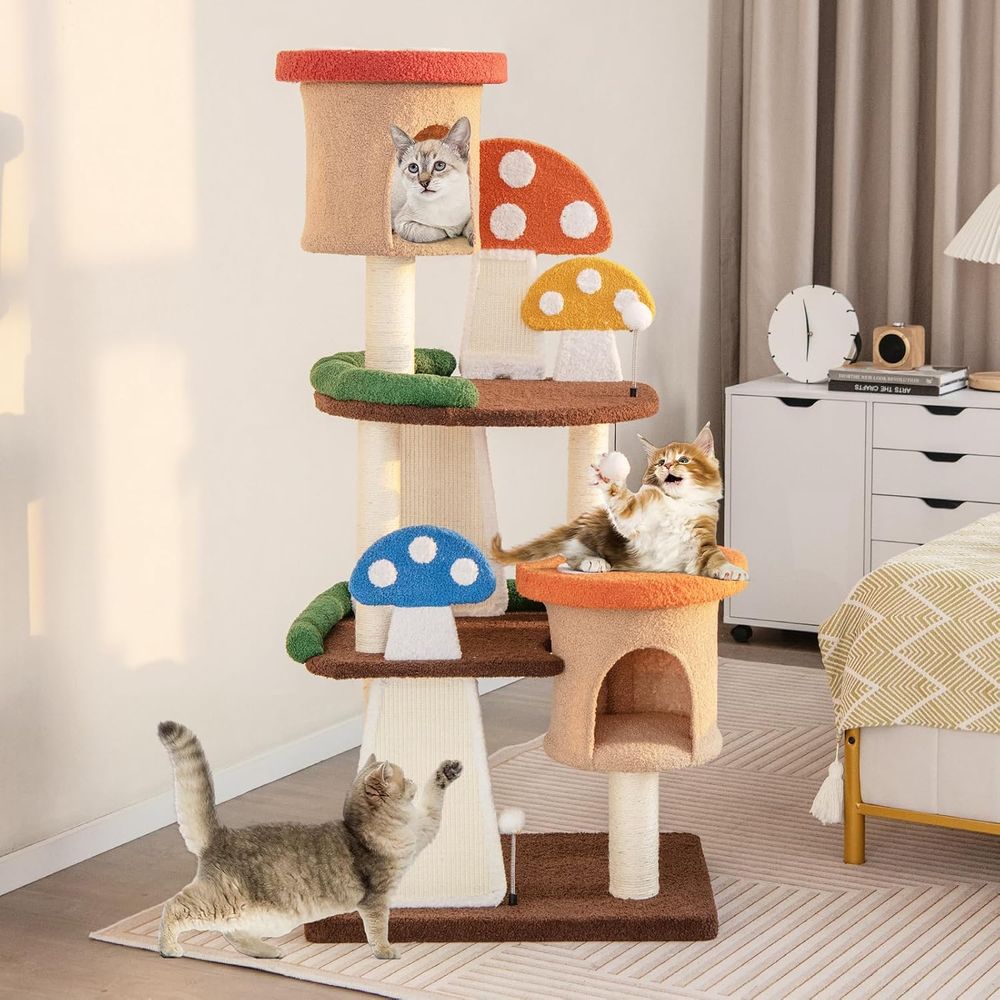 kula Mushroom Cat Tree, Multi- - Cat Scratching Post avis et prix