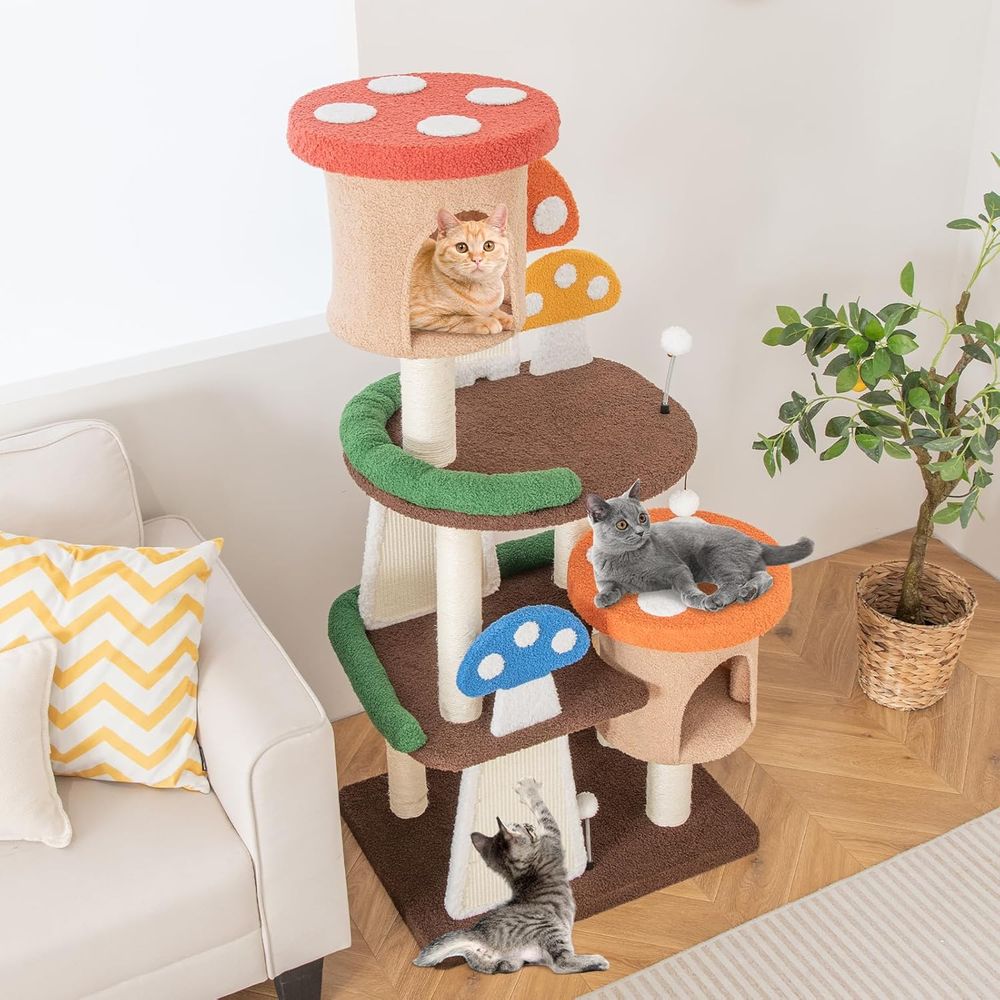 kula Mushroom Cat Tree, Multi- - Cat Scratching Post avis et prix