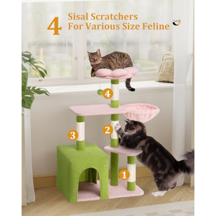 Cat Tree for Indoor Cats 2-Doo - Cat Scratching Post avis et prix