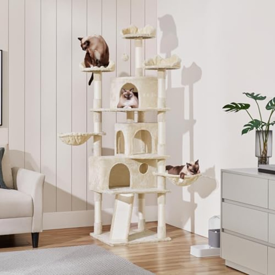 76.5in Multi-Level Large Cat T - Cat Scratching Post avis et prix