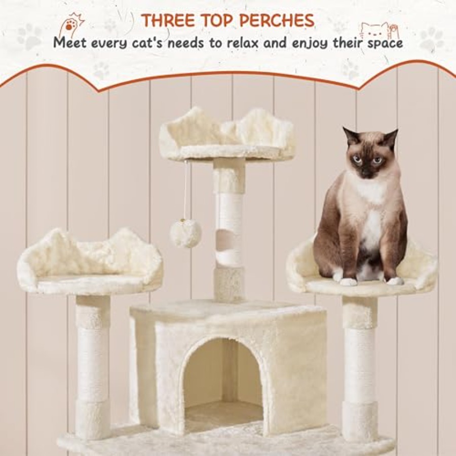 76.5in Multi-Level Large Cat T - Cat Scratching Post avis et prix