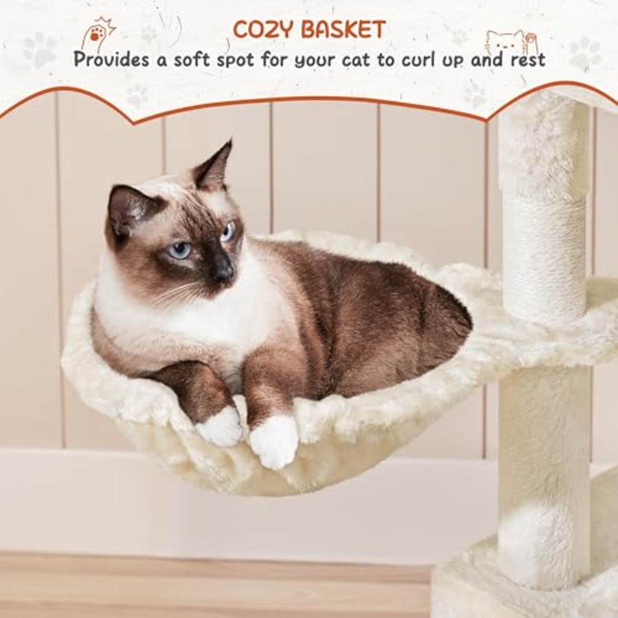 76.5in Multi-Level Large Cat T - Cat Scratching Post avis et prix