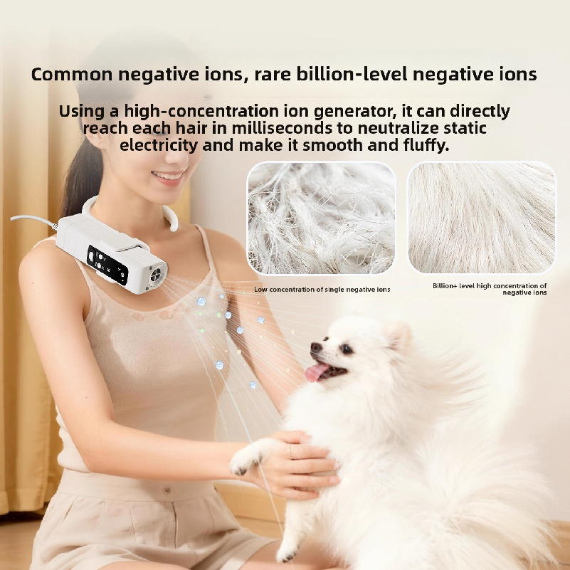 Pet Neck-Hanging Hair Dryer, P - Pet Supplies For Less avis et prix