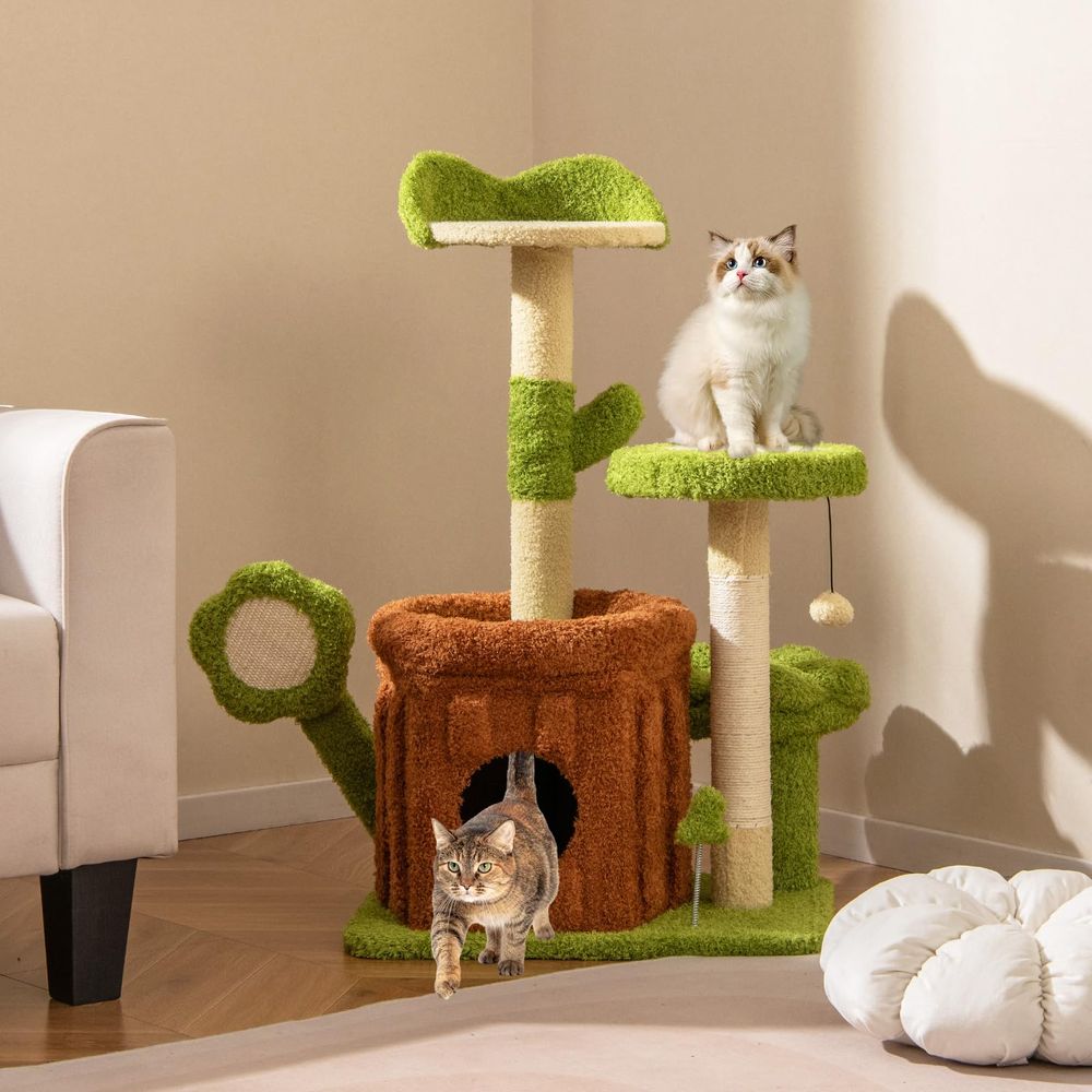 Cute Cat Tree Green Forest, 36 - Cat Scratching Post avis et prix