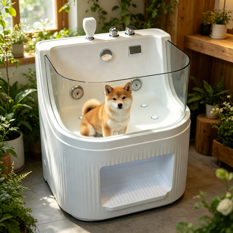 Acrylic Pet Spa Bathtub Mini C - Pet Supplies Wash Station avis et prix