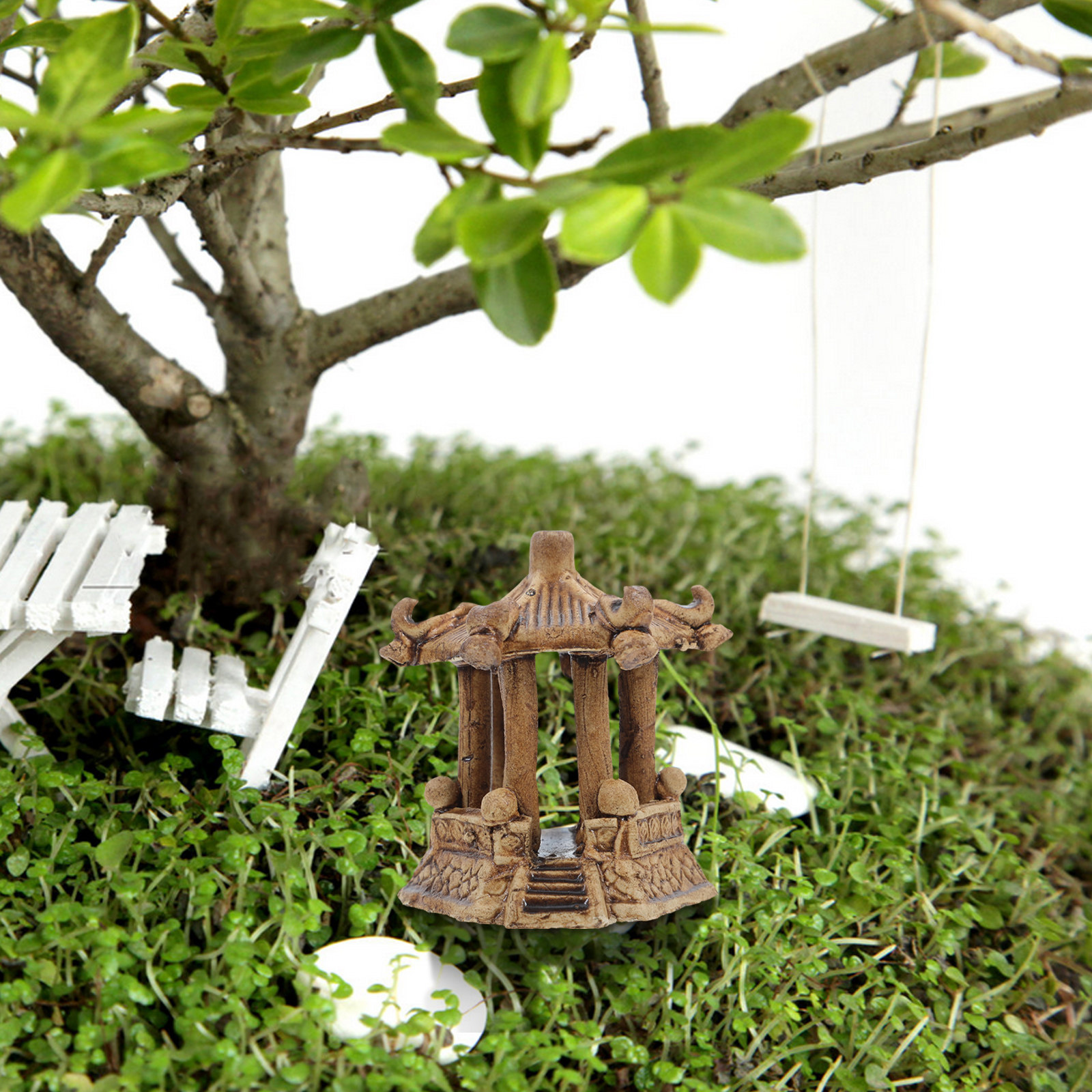 Miniature Ceramic Pagoda Hexag - Aquarium Fish Tank avis et prix
