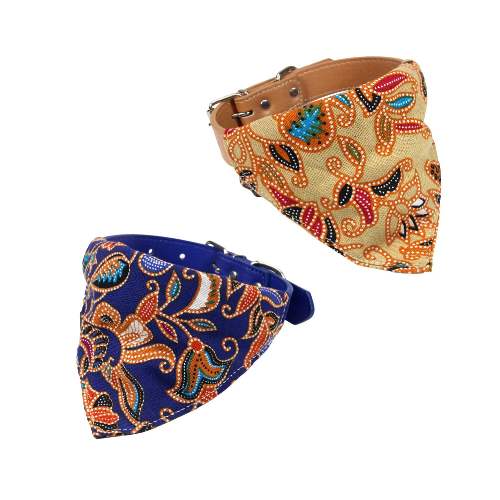2 Pcs Chic Cat Accessories Tri - Dog Bandana Scarf avis et prix