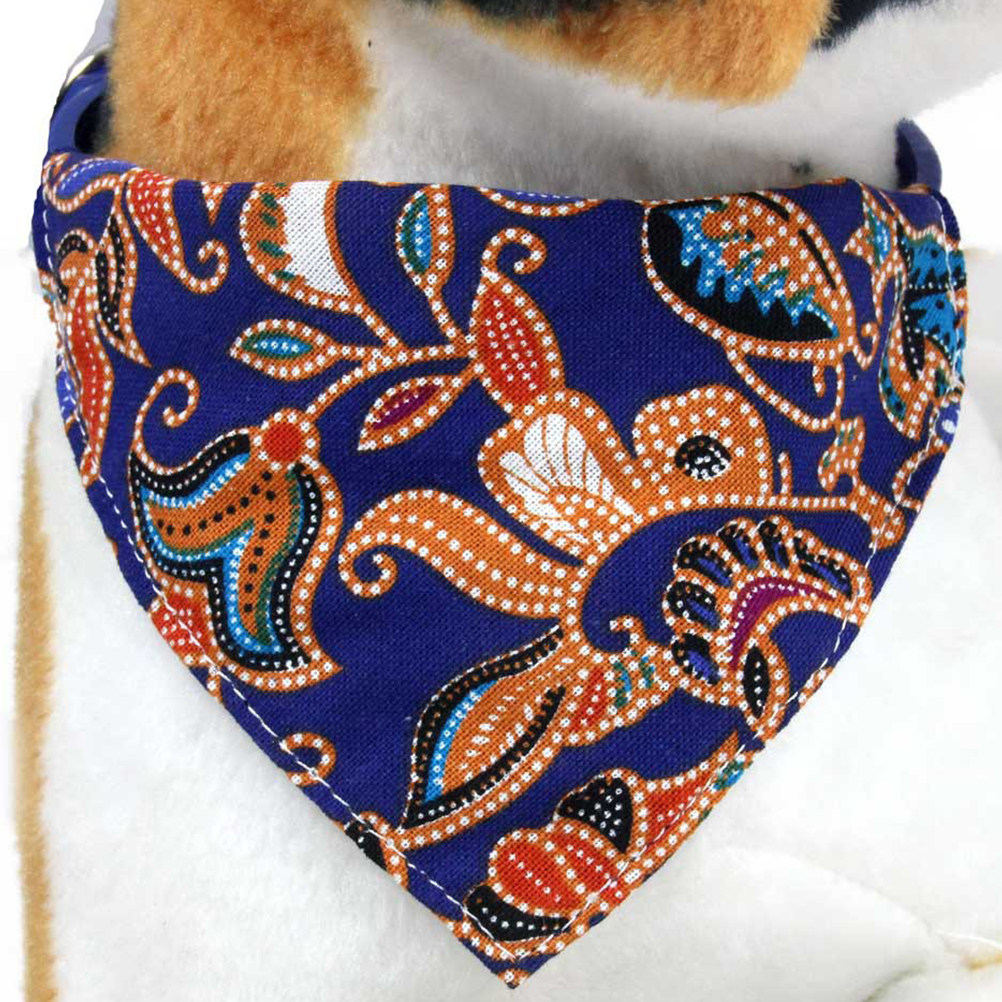 2 Pcs Chic Cat Accessories Tri - Dog Bandana Scarf avis et prix