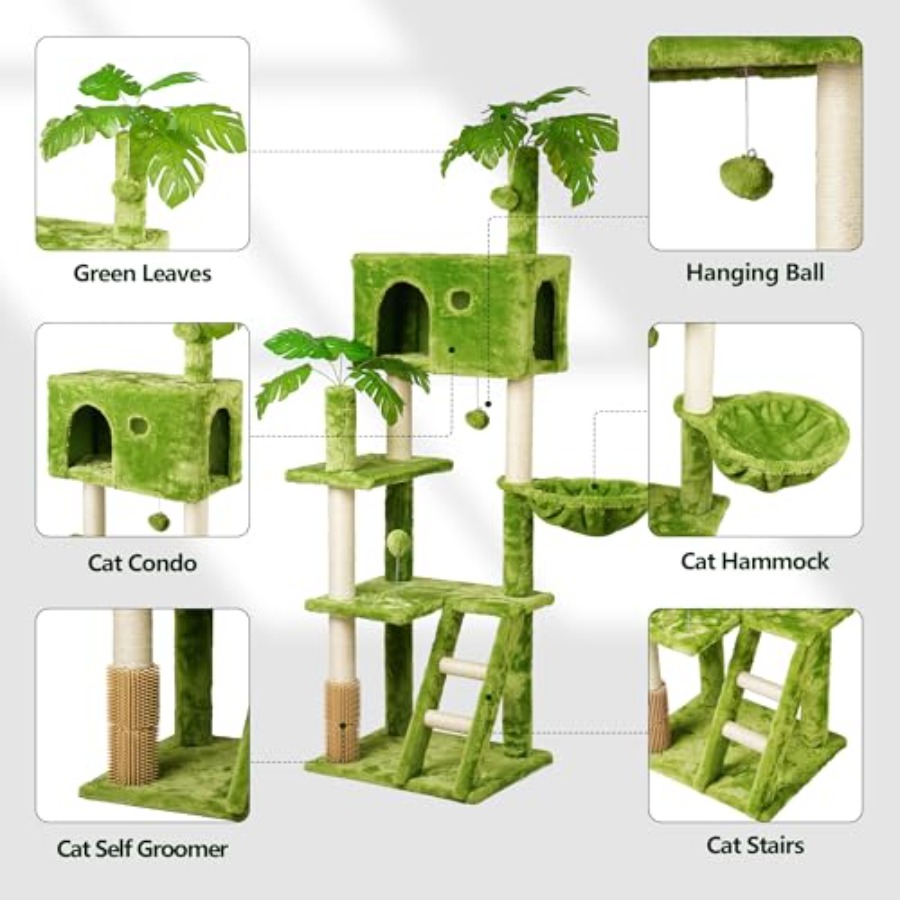 in Tall Cat Tree with Leaves f - Cat Scratching Post avis et prix