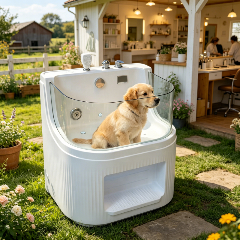 USMILEPET Acrylic Pet Spa Bath - Pet Supplies Wash Station avis et prix