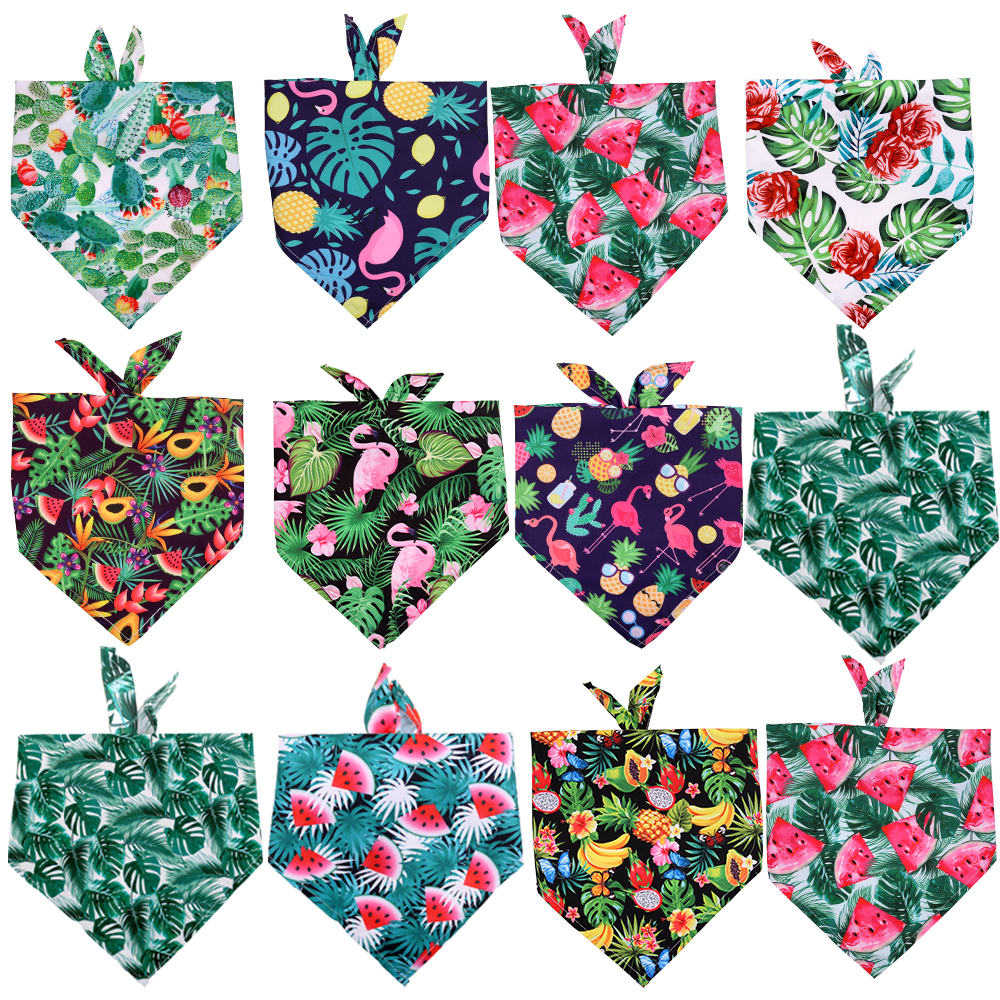 50pcs Dog Bandana Summer Fruit - Dog Bandana Scarf avis et prix