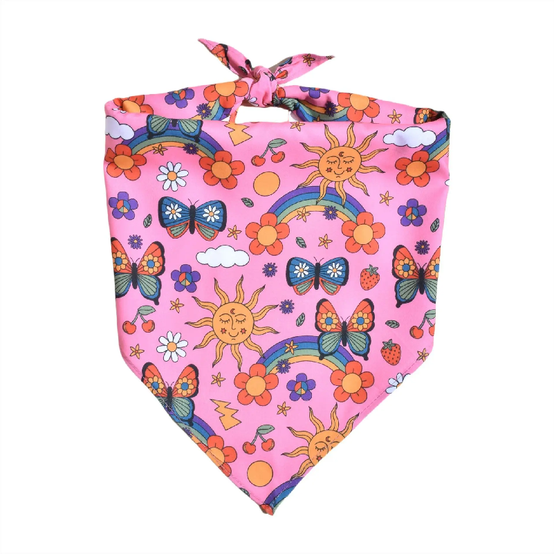 50pcs Floral Dog Bandanas Spri - Dog Bandana Scarf avis et prix