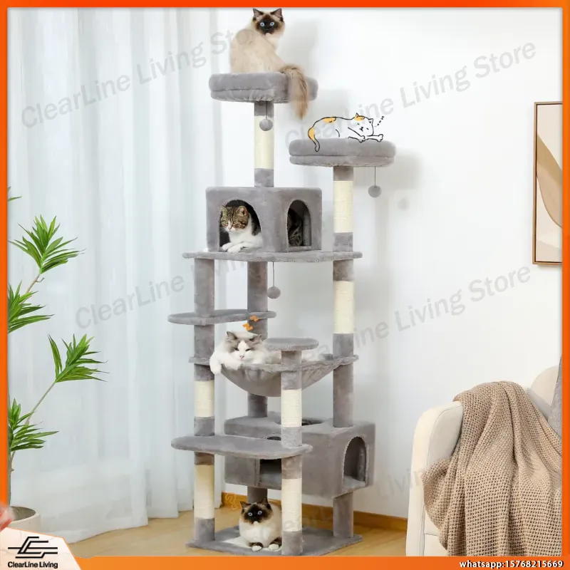 Large Cat Tree Tower for Indoo - Cat Scratching Post avis et prix